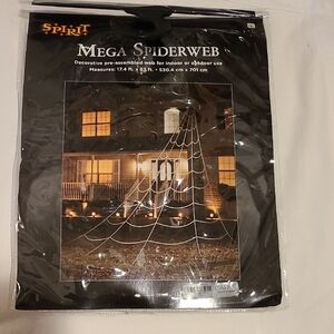 Spirit Mega Spiderweb Decorative Pre-assembled Web Indoor Outdoor 17.4 X 23 Ft